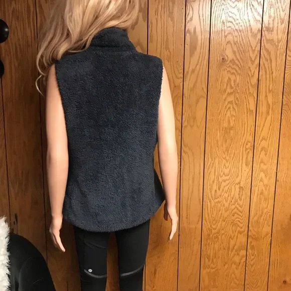 Patagonia" Los Gatos Fleece-Vest-Dark Gray-Size L -Good Condition - Picture 8 of 15